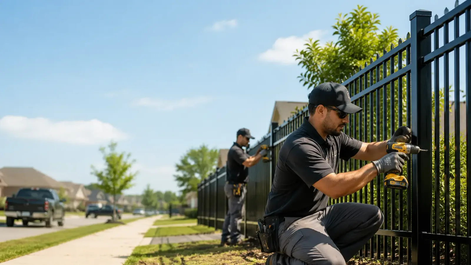 Metal Fence Installation in Lone Tree, IA